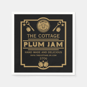 Plum Jam Conserve Maker Serviette
