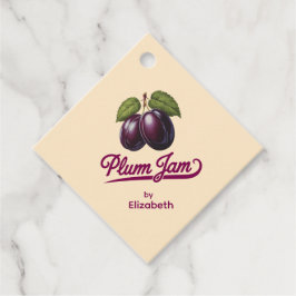 Plum Jam Geschenkanhänger