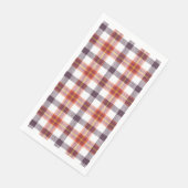 Plum Kariert Serviette (Ecke)