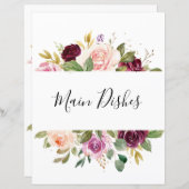 Plum Lila Blush Brautparty Rezept Division (Vorne/Hinten)