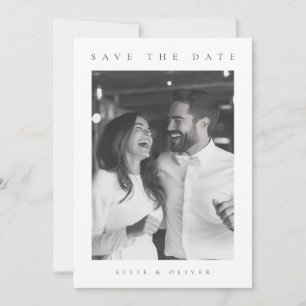 Plum Lila Boho Foto Save the Date Einladung