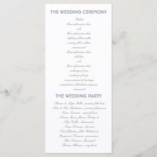 Plum Lila Boho Wasserfarben Blumenprogramme Programm (Rückseite)