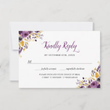 Plum Lila Botanic Floral Gold Glitzer Dots UAWG