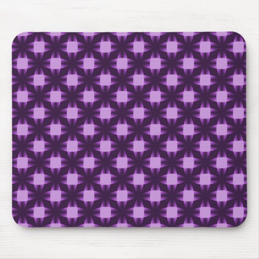 Plum Lila Daring Disks Mousepad (Vorne)
