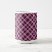 PLUM LILA FALL AUTUMN KARIERT PATTERN KAFFEETASSE (Mittel)