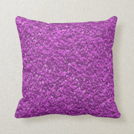 Plum Lila Imitate Glitzer Textur Kissen