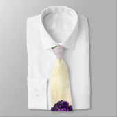 Plum Lila Peony Vintag Musical Krawatte (Gebunden)