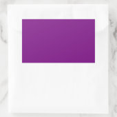 Plum Lila Rectangle Aufkleber (Tasche)
