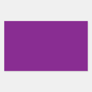 Plum Lila Rectangle Aufkleber