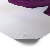 Plum Lila Rose 7 Tabelle Hochzeitstabelle Poster (Ecke)