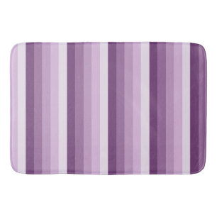 Plum lila Schattenstreifen Badematte