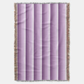 Plum lila Schattenstreifen Decke (Vorderseite Vertikal)