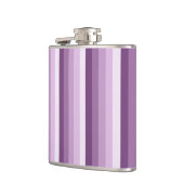 Plum lila Schattenstreifen Flachmann (Links)