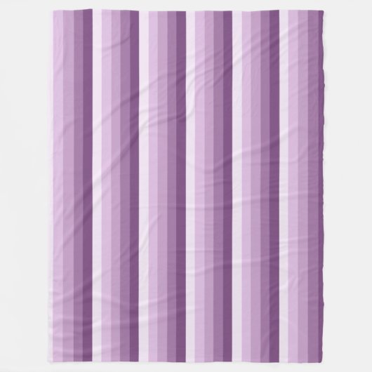 Plum lila Schattenstreifen Fleecedecke (Vorderseite)