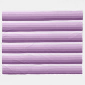 Plum lila Schattenstreifen Fleecedecke (Vorderseite (Horizontal))