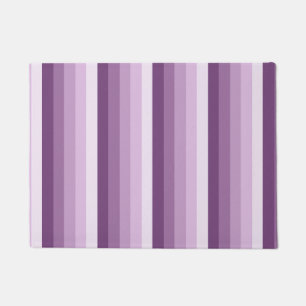 Plum lila Schattenstreifen Fußmatte