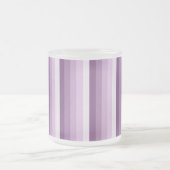 Plum lila Schattenstreifen Mattglastasse (Mittel)