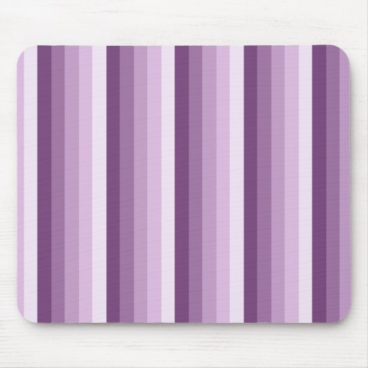 Plum lila Schattenstreifen Mousepad (Vorne)