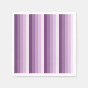 Plum lila Schattenstreifen Serviette