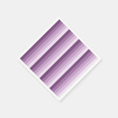 Plum lila Schattenstreifen Serviette (Ecke)