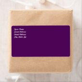 Plum Lila Shipping Label (Insitu)