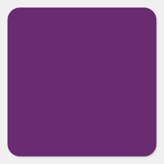 Plum Lila Square Sticker (Vorderseite)