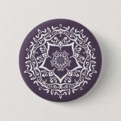 Plum Mandala Button (Vorderseite)