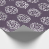 Plum Mandala Geschenkpapier (Ecke)