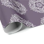 Plum Mandala Geschenkpapier (Rolleneckpunkt)