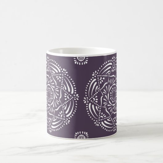 Plum Mandala Kaffeetasse (Mittel)