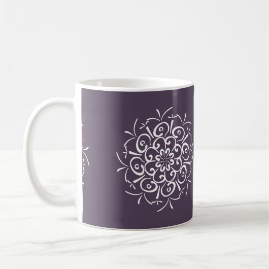 Plum Mandala Kaffeetasse (Links)