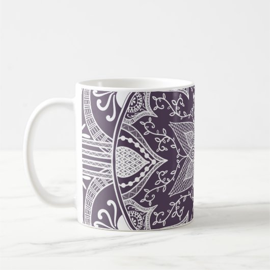 Plum Mandala Kaffeetasse (Links)