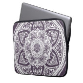 Plum Mandala Laptopschutzhülle (Vorderseite Links)