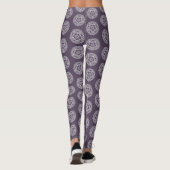Plum Mandala Leggings (Rückseite)