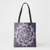 Plum Mandala Tasche (Vorderseite)