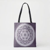 Plum Mandala Tasche (Vorderseite)