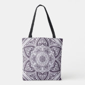 Plum Mandala Tasche (Rückseite)