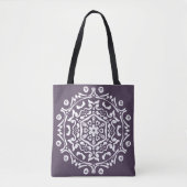 Plum Mandala Tasche (Vorderseite)