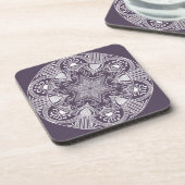 Plum Mandala Untersetzer (Linke Seite)