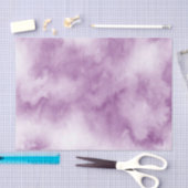 Plum Mauve Watercolor Abstrakt Seidenpapier (Handwerk)