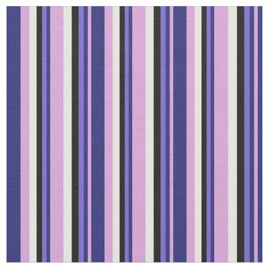 Plum, Mitternachtsblau, Schieferblau, Schwarz und  Stoff (Nahaufnahme)