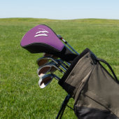 Plum Nice Initial Golf Headcover (In SItu)