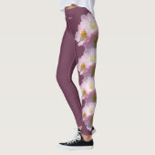 Plum North Dakota Staat Blume Wilde Rose Leggings (Links)