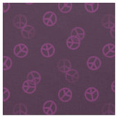 Plum Peace Sign Stoff (Nahaufnahme)
