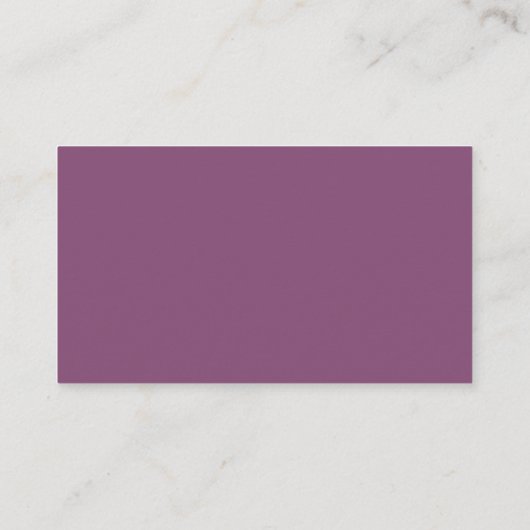 Plum Peonies Wedding Website Insert Card (Rückseite)