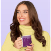 Plum Perfection - Eleganter Glitzer Plum - Kaffeetasse