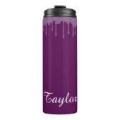 Plum Perfection Glitzer - Bezeichnung Thermal Tumb Thermosbecher (Vorderseite)