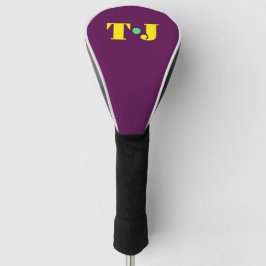 Plum Personalisiert Mit Monogramm Golf Headcover