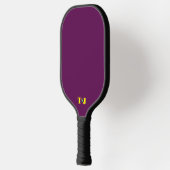 Plum Personalisiert Mit Monogramm Pickleball Schläger (Links)