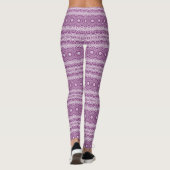 Plum Petal Mandala Symphony Leggings (Rückseite)